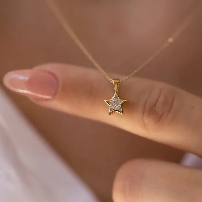 Grace PK Necklaces Diamond Star Necklace