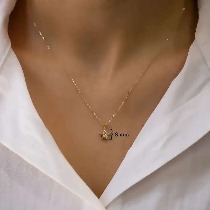 Grace PK Necklaces Diamond Star Necklace