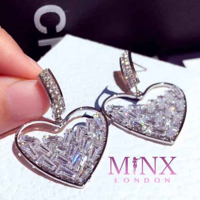 Heart Earrings Womens Earrings Diamond Earrings Heart earrings with Diamonds Iced Out Earrings Womens Diamond Earrings Earrings Minx London Earrings Heart Earrings Womens Earrings Diamond Earrings Heart earrings with Diamonds Iced Out Earrings Womens Diamond Earrings Earrings Minx London Earrings