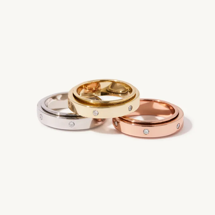 Ideaure Jewelry Rings Rosa Spinner Ring