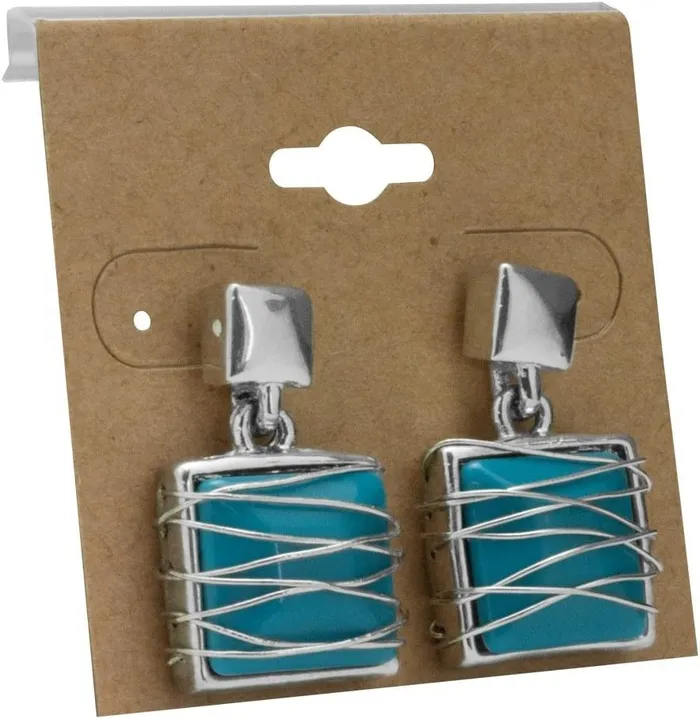 JPIDisplay Earrings 2 x 2 Kraft Paper Hanging Earring Cards JPIDisplay Earrings 2 x 2 Kraft Paper Hanging Earring Cards