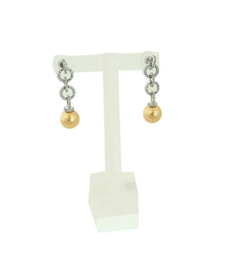 JPIDisplay Earrings Clear Acrylic Single Earring TStand Display