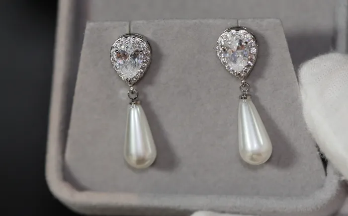 Lab Diamonds London Earrings Pearl Earrings Silver Pearl Earrings Womens Pearl Earrings Pearl earrings for Women