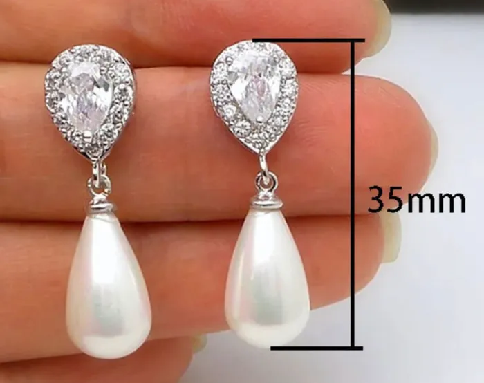 Lab Diamonds London Earrings Pearl Earrings Silver Pearl Earrings Womens Pearl Earrings Pearl earrings for Women