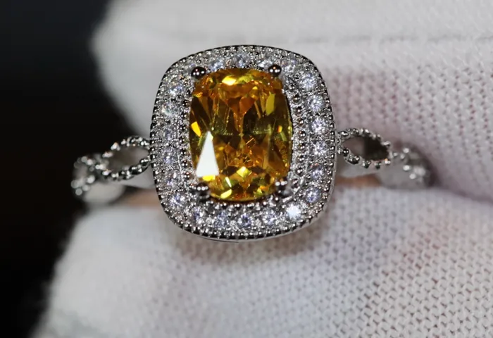 Lab Diamonds London Rings Yellow Diamond Ring Yellow Diamond Engagement Rings Canary Yellow Diamond Ring Infinity Ring Womens Engagement Ring Halo Ring