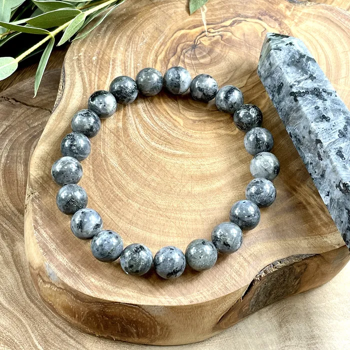 Lily Rose Jewelry Bracelets Labradorite Larvakite Power Protector Shaman Stone 10mm Stretch Bracelet Lily Rose Jewelry Bracelets Labradorite Larvakite Power Protector Shaman Stone 10mm Stretch Bracelet