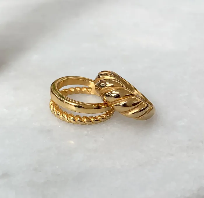 Mai Dsire Rings BIRDY GOLD DUO RING BAND RING SAMPLE