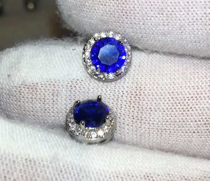 Minx London Earrings Womens Earrings Womens Ear Studs Yellow Diamond Ear Studs Pink Diamonds Ear Studs Blue Diamond Ear Studs Stud Earrings Ear Studs