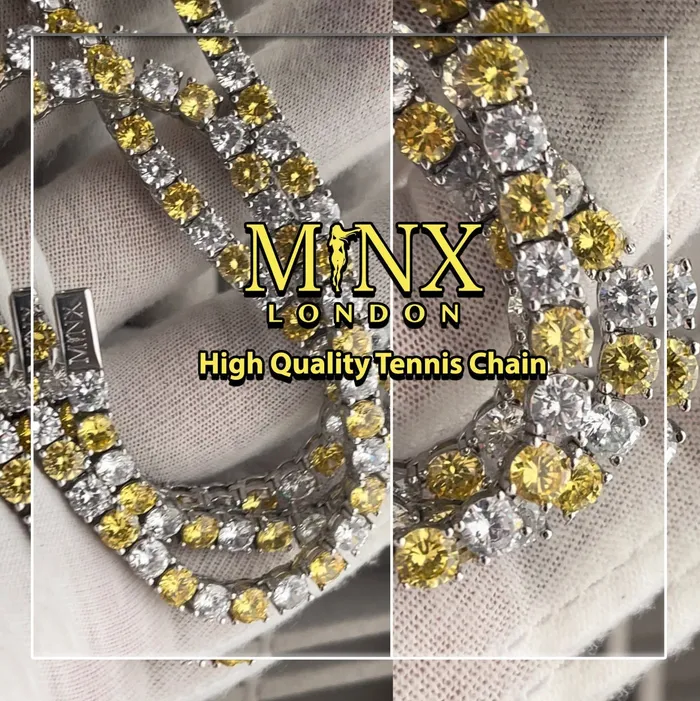 Minx London Necklaces Tennis Chain Yellow Diamond Tennis Chain Tennis Necklace Yellow Diamond Necklace Tennis Chain Hip Hop Necklace Iced Out Chain Minx London Necklaces Tennis Chain Yellow Diamond Tennis Chain Tennis Necklace Yellow Diamond Necklace Tennis Chain Hip Hop Necklace Iced Out Chain