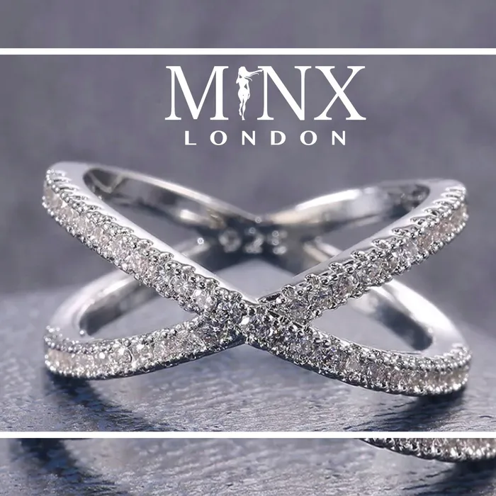 Minx London Rings Fashion Ring Cross Ring Diamond Cross Ring X Shape Ring Wrapped Ring Twist Ring Stackable Ring Charm Ring Nightclub Ring Minx London Rings Fashion Ring Cross Ring Diamond Cross Ring X Shape Ring Wrapped Ring Twist Ring Stackable Ring Charm Ring Nightclub Ring