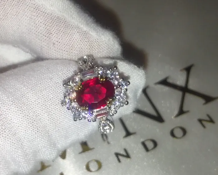 Minx London Ruby Ring Red Diamond Ring Womens Red Diamond Ring Ruby Engagement Ring Ruby Diamond Ring Ruby Wedding Ring Red Engagement Ring Rings