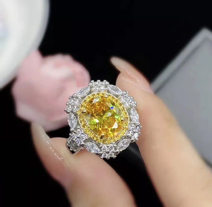 Minx London Yellow Diamond Ring Yellow Diamond Engagement Rings Yellow Diamond Wedding Ring Canary Yellow Diamond Ring Womens Engagement Ring Rings