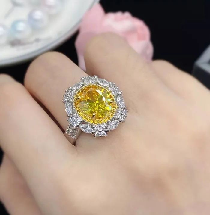 Minx London Yellow Diamond Ring Yellow Diamond Engagement Rings Yellow Diamond Wedding Ring Canary Yellow Diamond Ring Womens Engagement Ring Rings