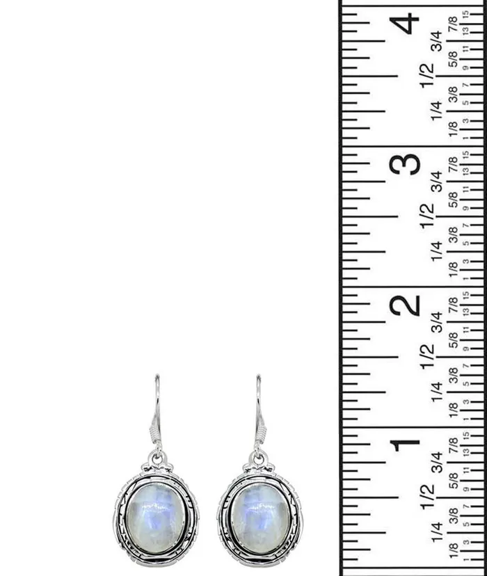 Moonstone Solid 925 Sterling Silver Dangle Earrings Jewelry YoTreasure Earrings Moonstone Solid 925 Sterling Silver Dangle Earrings Jewelry YoTreasure Earrings