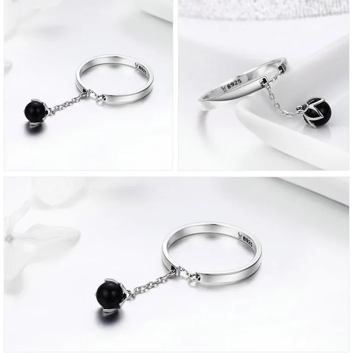 My Zen Temple Rings Dew Pearl Silver Ring
