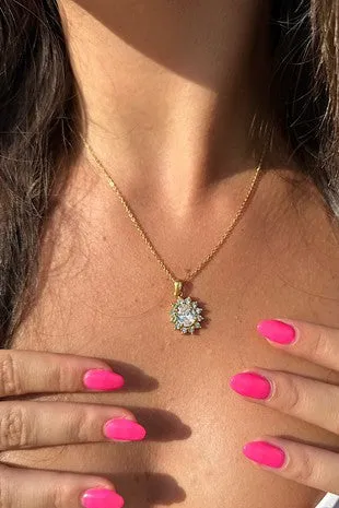 Nash Grey Wholesale Necklaces Natural Elements White Sunburst Necklace