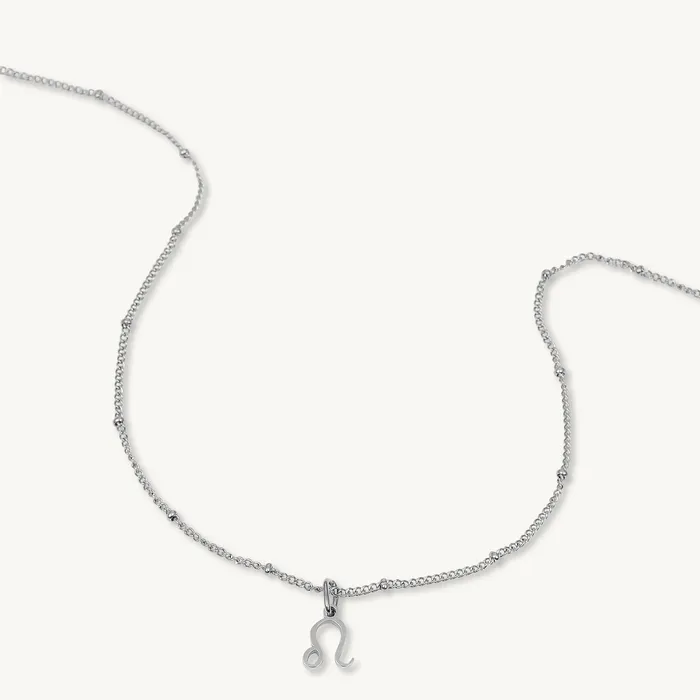 Necklaces Camile Stone Leo Pendant Zodiac Star Sign Necklace