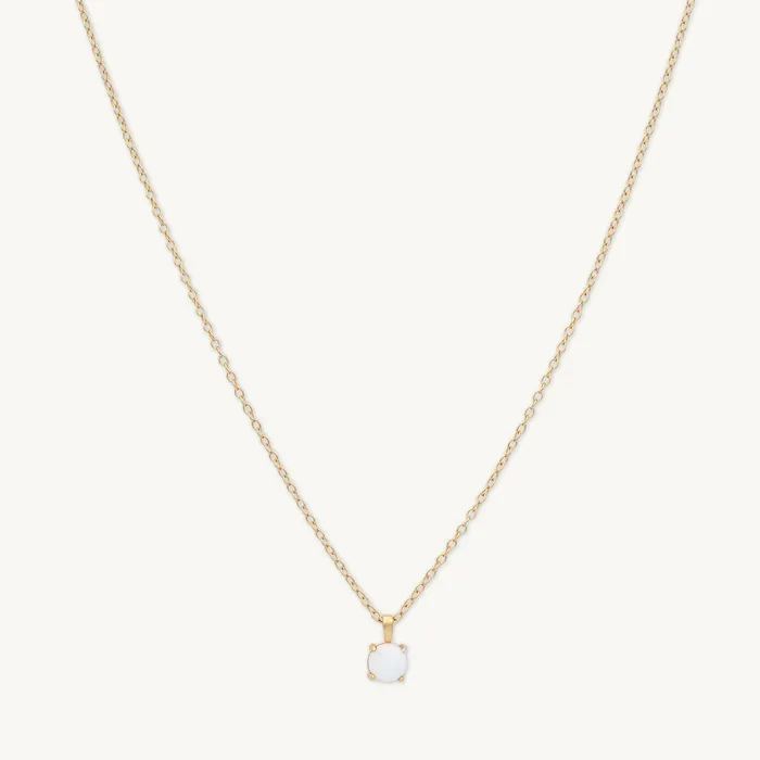 Necklaces Classic Opal Pendant Necklace Camile Stone