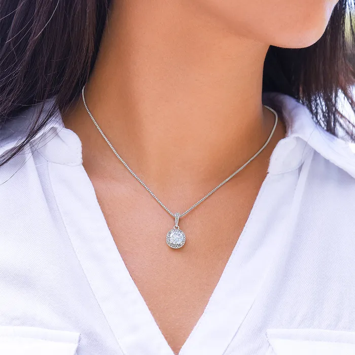 Necklaces Customized Jewel Sparkling Pendant Necklace