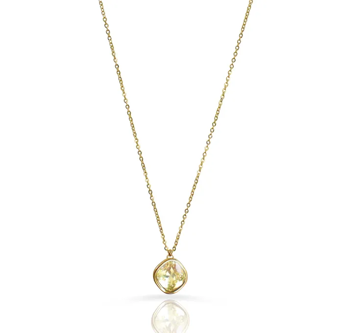 Necklaces Mai Dsire DESIREE PERIDOT BIRTHSTONE PENDANT AUGUST