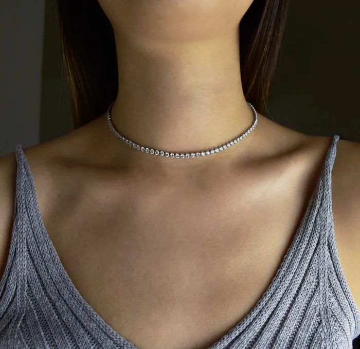 Necklaces Mai Dsire PARIS TENNIS CHOKER NECKLACE SAMPLE
