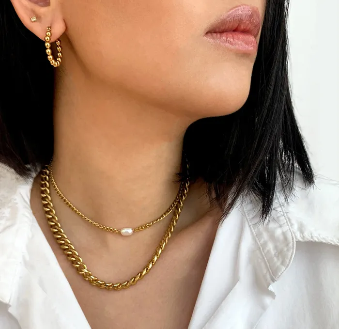 Necklaces MAI DSIRE PIERRE PEARL CHOKER NECKLACE