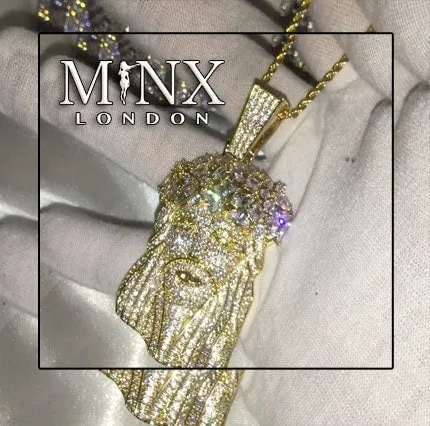Necklaces Minx London Iced Out Jesus Pendant Jesus Piece Jesus Head Pendant Jesus Face Pendant Iced Out Chain Diamond Jesus Pendant Iced Jesus Chain Necklaces Minx London Iced Out Jesus Pendant Jesus Piece Jesus Head Pendant Jesus Face Pendant Iced Out Chain Diamond Jesus Pendant Iced Jesus Chain