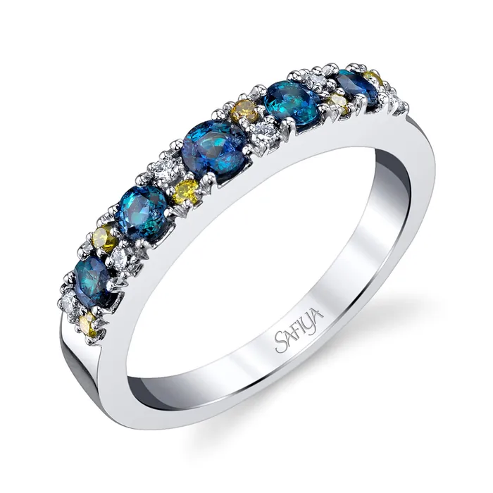 Noble Savior 18K White Gold Natural Alexandrite Ring Safiya Jewels Rings Noble Savior 18K White Gold Natural Alexandrite Ring Safiya Jewels Rings