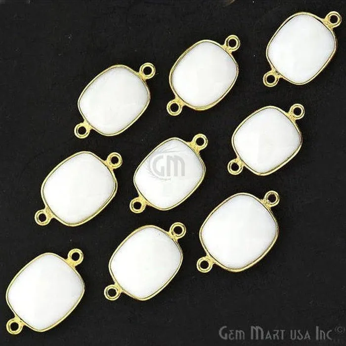 Octagon 10x12mm Double Bail Gold Bezel Gemstone Connector GemMartUSA PreStyled Sets Octagon 10x12mm Double Bail Gold Bezel Gemstone Connector GemMartUSA PreStyled Sets