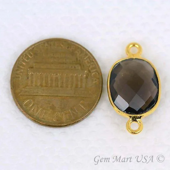Octagon 10x12mm Double Bail Gold Bezel Gemstone Connector GemMartUSA PreStyled Sets Octagon 10x12mm Double Bail Gold Bezel Gemstone Connector GemMartUSA PreStyled Sets