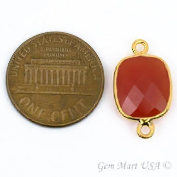 Octagon 10x12mm Double Bail Gold Bezel Gemstone Connector GemMartUSA PreStyled Sets Octagon 10x12mm Double Bail Gold Bezel Gemstone Connector GemMartUSA PreStyled Sets