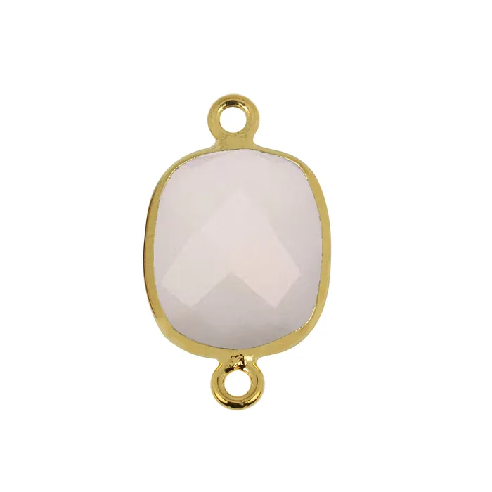 Octagon 10x12mm Double Bail Gold Bezel Gemstone Connector GemMartUSA PreStyled Sets Octagon 10x12mm Double Bail Gold Bezel Gemstone Connector GemMartUSA PreStyled Sets