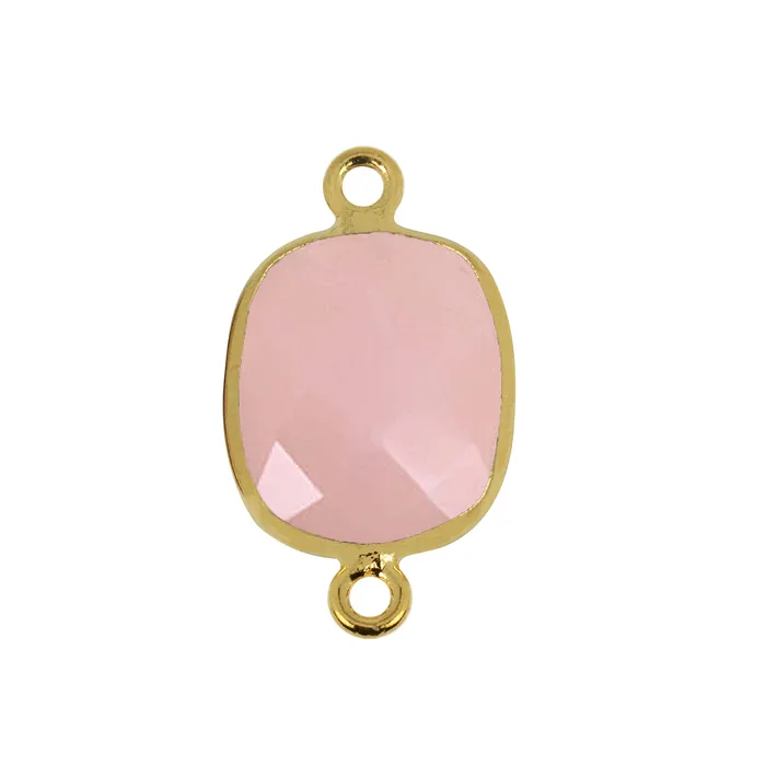 Octagon 10x12mm Double Bail Gold Bezel Gemstone Connector GemMartUSA PreStyled Sets Octagon 10x12mm Double Bail Gold Bezel Gemstone Connector GemMartUSA PreStyled Sets