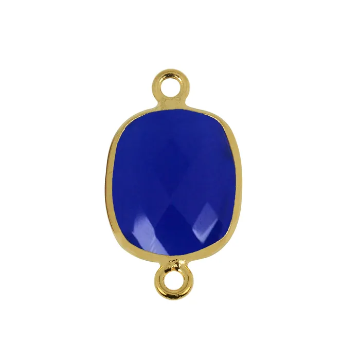 Octagon 10x12mm Double Bail Gold Bezel Gemstone Connector GemMartUSA PreStyled Sets Octagon 10x12mm Double Bail Gold Bezel Gemstone Connector GemMartUSA PreStyled Sets