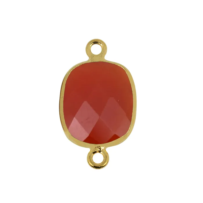Octagon 10x12mm Double Bail Gold Bezel Gemstone Connector GemMartUSA PreStyled Sets Octagon 10x12mm Double Bail Gold Bezel Gemstone Connector GemMartUSA PreStyled Sets