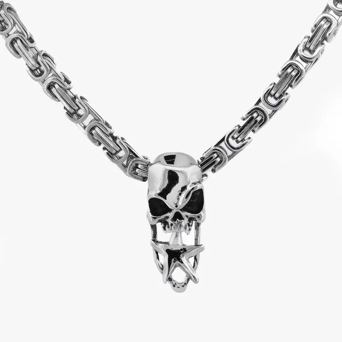 Personal Fears Necklaces Famous Skull Pendant Chain