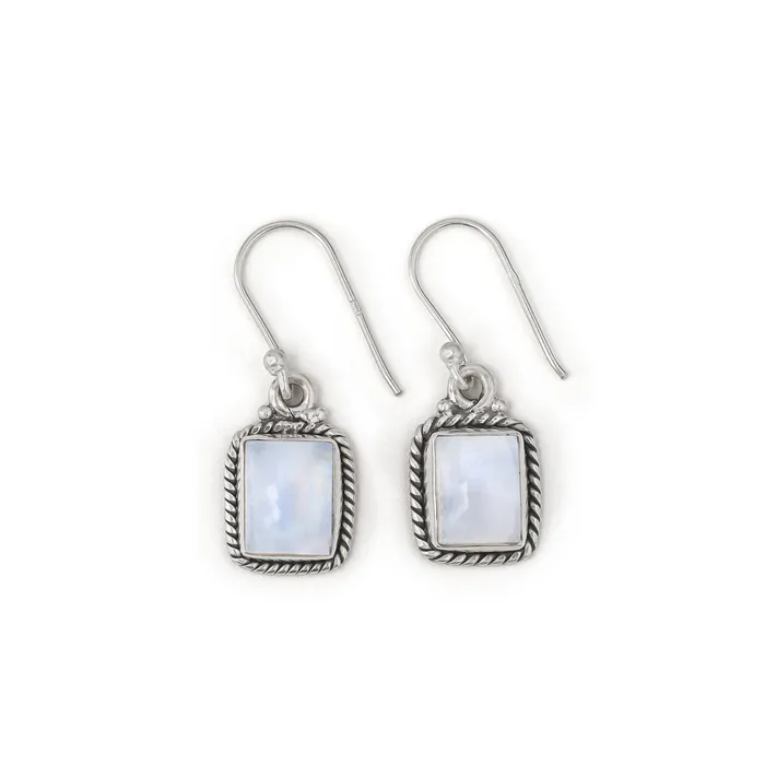 Rainbow Moonstone Solid 925 Sterling Silver Dangle Earrings Jewelry YoTreasure Earrings Rainbow Moonstone Solid 925 Sterling Silver Dangle Earrings Jewelry YoTreasure Earrings