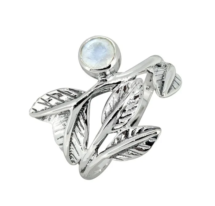 Rainbow Moonstone Solid 925 Sterling Silver Designer Ring Jewelry YoTreasure Rings Rainbow Moonstone Solid 925 Sterling Silver Designer Ring Jewelry YoTreasure Rings