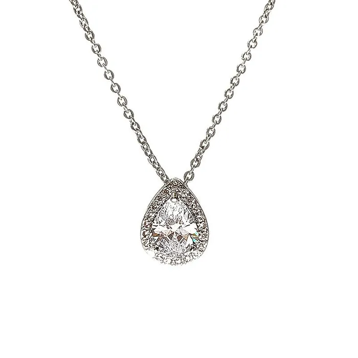Raindrop Pendant Necklace Jacob Rachel Necklaces