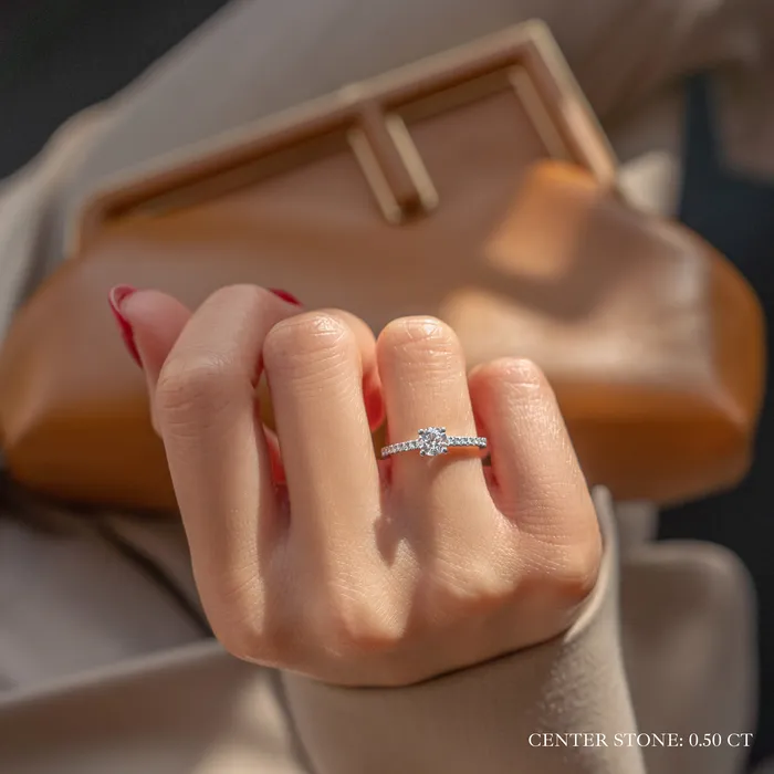 Ring Rings LYSANDER BRILLIANT CUT white gold