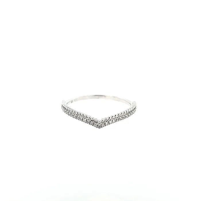 Rings Ella Stein Ella Stein SS Diamond Chevron Ring SI1968