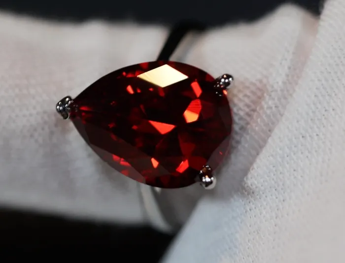 Rings Lab Diamonds London Teardrop Engagement Ring Teardrop Ring Red Diamond Ring Womens Red Diamond Rings Ruby Engagement Ring Wedding Ring Halo Ring