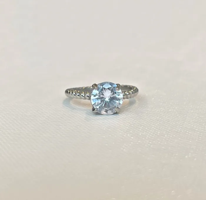 Rings Mai Dsire SILVER DIAMOND CZ SOLIATIRE RING SAMPLE