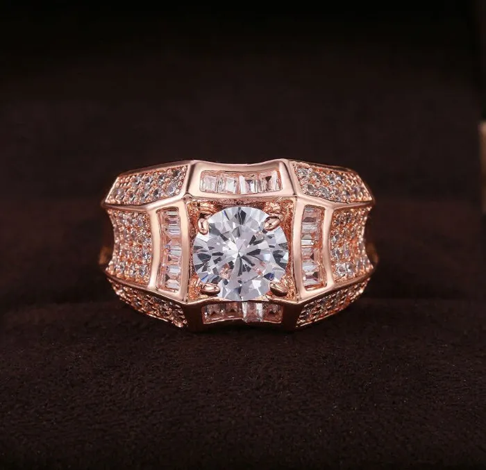 Rings Minx London Mens Rose Gold Ring Womens Rose Gold Ring Diamond Rose Gold Ring Iced Out Ring Mens Iced Out Rings Mens Wedding Ring Rose Gold