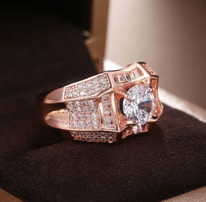 Rings Minx London Mens Rose Gold Ring Womens Rose Gold Ring Diamond Rose Gold Ring Iced Out Ring Mens Iced Out Rings Mens Wedding Ring Rose Gold