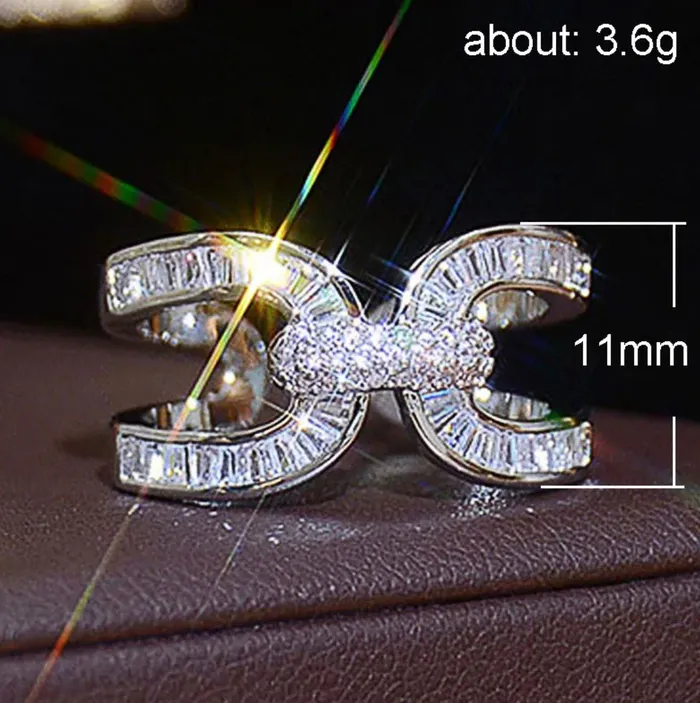 Rings Minx London Womens Ring Baguette Ring Womens Diamond Ring Diamond Eternity Ring Wedding Band Friendship Ring Diamond Horseshoe Ring