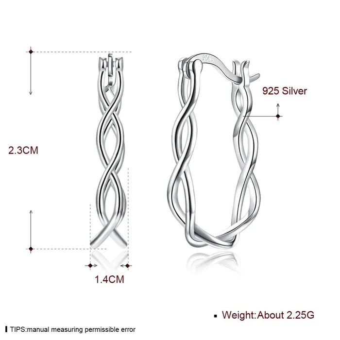Silver Hoop Earrings For Women 2018 Prevent Allergy Classic Gold Earrings Trendy Gift Personalized Jewel Earrings