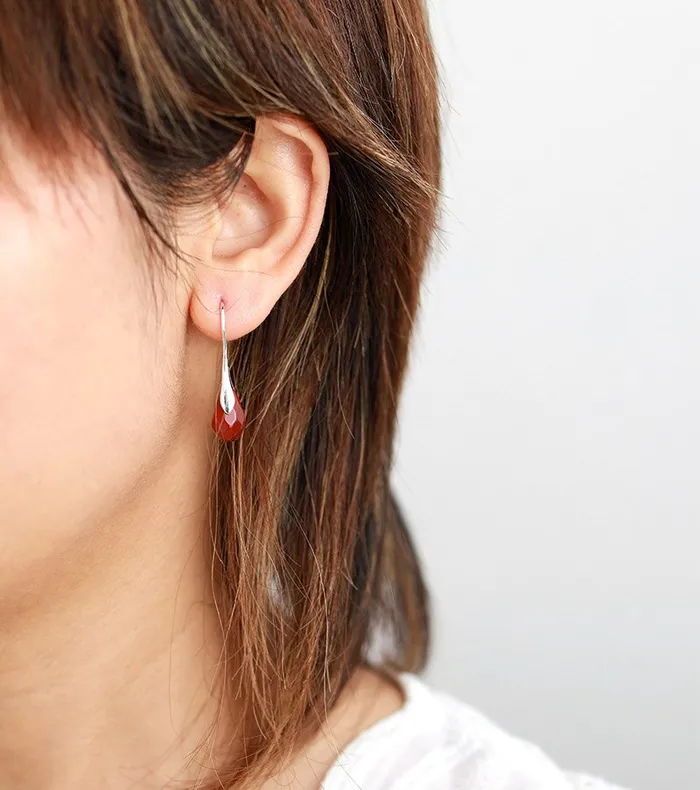 SUKI FASHION JEWELRY Amethyst or Jasper Earrings Earrings
