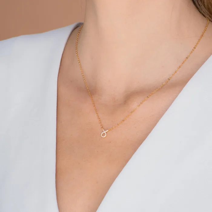 Taurus Sapphire Charm Zodiac Star Sign Necklace Camile Stone Necklaces