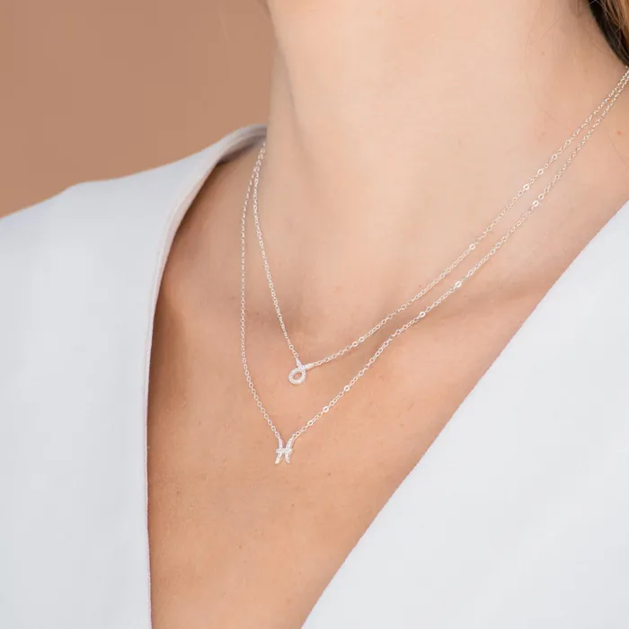 Taurus Sapphire Charm Zodiac Star Sign Necklace Camile Stone Necklaces